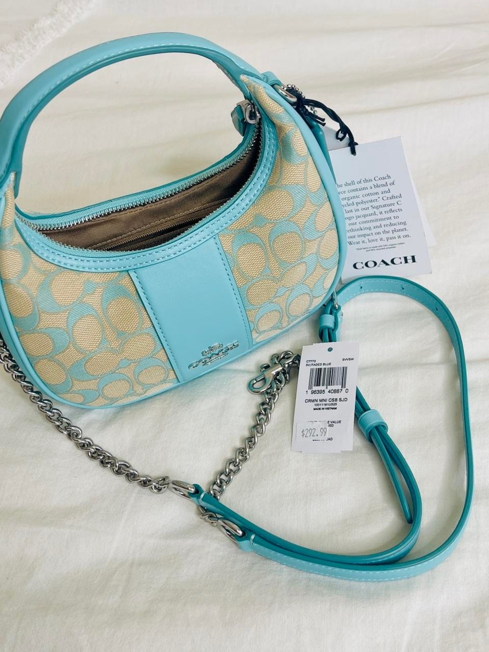 🪽🩵Coach Carmen Mini Crossbody Bag🩵🪽